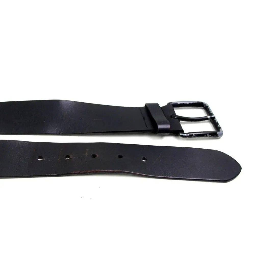 SADDLE BLACK GENUINE LEATHER 1 1/2